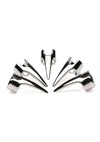 Master Series Clawed Sensation Stainless Steel Play Rings - Metal - 5 Piece
