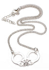 Master Series Cuff Her Handcuff Necklace - Metal/Silver