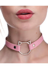 Master Series Kinky Kitty Adjustable Ring Choker Slim