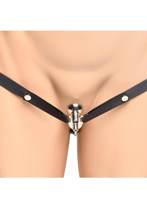 Master Series Sissy Vice Push-In Chastity Cage