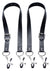 Master Series Spread Labia Spreader - Straps - Black - XLarge