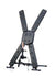Master Series St. Andrew's Cross with Sex Machine - Black/Vanilla