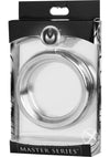 Master Series Stainless Steel Cock Ring - Silver - 2in