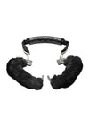 Master Series The Handler Furry Handcuffs with Handle