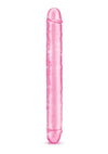 ME YOU US Ultracock Jelly Double Ender - Pink - 12in