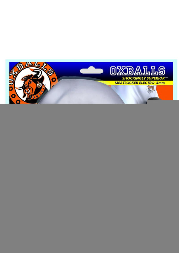 Meatlocker Electro Chastity - Clear/Clear Ice