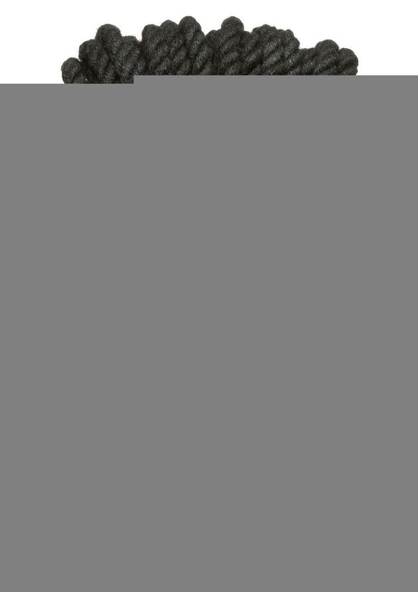 Merci Hogtied Bind and Tie 6mm Hemp Bondage Rope - Black - 30ft