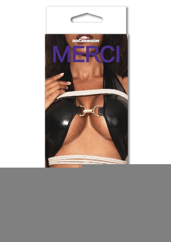 Merci Hogtied Bind and Tie 6mm Hemp Bondage Rope - Tan - 30ft