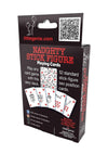 Naughty Stick Figure Playing Cards