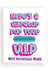 Naughtyvibes VIP Greeting Card