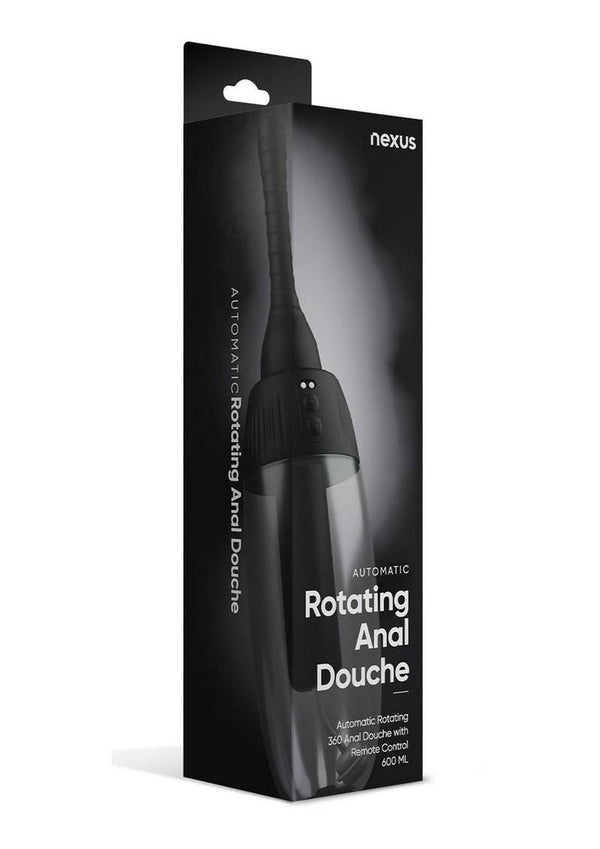 Nexus Automatic Rotating Rechargeable Anal Douche - Black