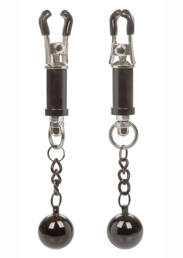 Nipple Grips Weighted Twist Nipple Clamps - Black