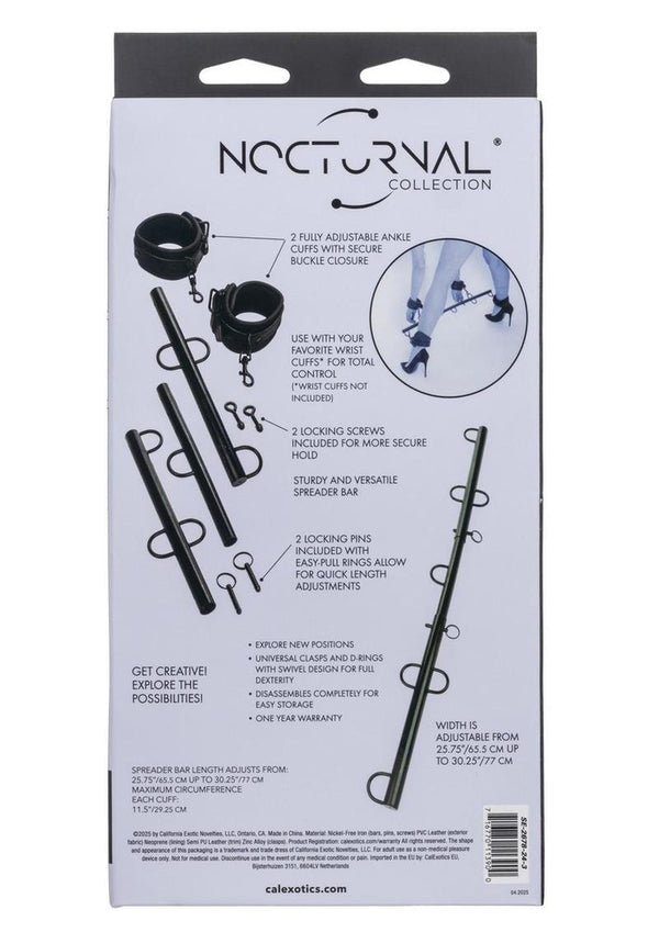 Nocturnal Collection Spreader Bar with Cuffs