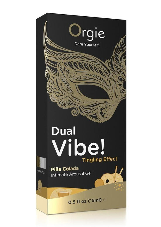 Orgie Dual Vibe Kissable Liquid Vibrator Gel - Pina Colada