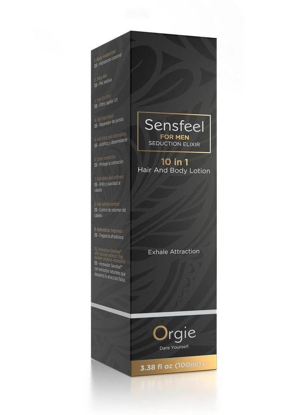 Orgie Sensfeel For Man - Seduction Elixir 10 In 1 For Body and Hair