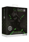 Ouch! Bed Bindings Restraint Kit - Black/Glow In The Dark/Green