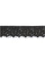 Ouch! Lace Mask with Elastic Straps - Black