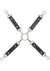 Ouch! Milan Collection Hogtie Connectors - Black/Red
