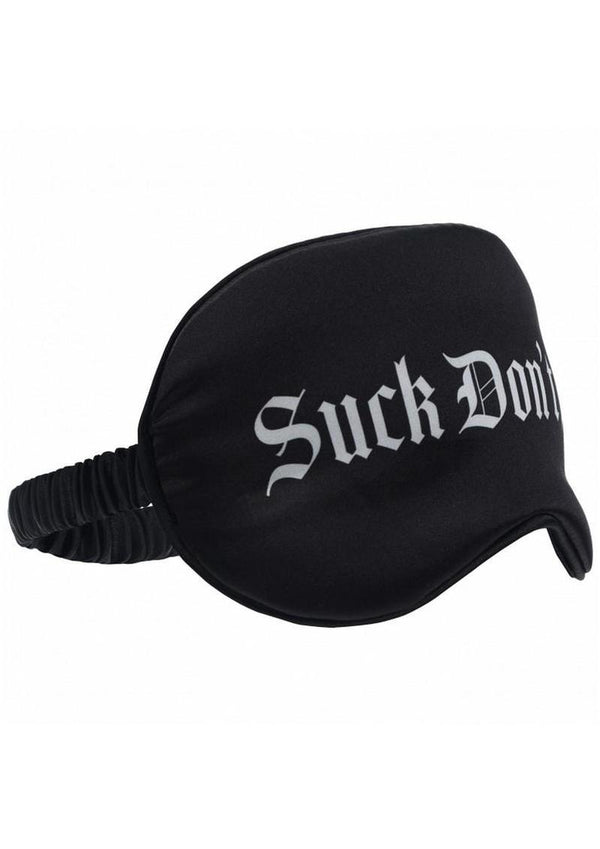 Ouch! Suck Don't Bite Printed Satin Mask