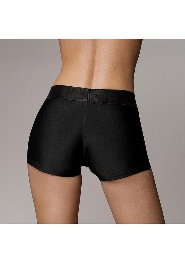 Ouch! Vibrating Strap-On Boxer Rechargeable