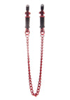 Ouch! Vice Nipple Clamps - Red