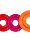Oxballs Rimringz Multi Size Cock Rings (3 Pack) - Fire Hots