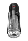 Pdx Elite Rechargeable Mega-Bator Pro Masturbator - Black/Clear