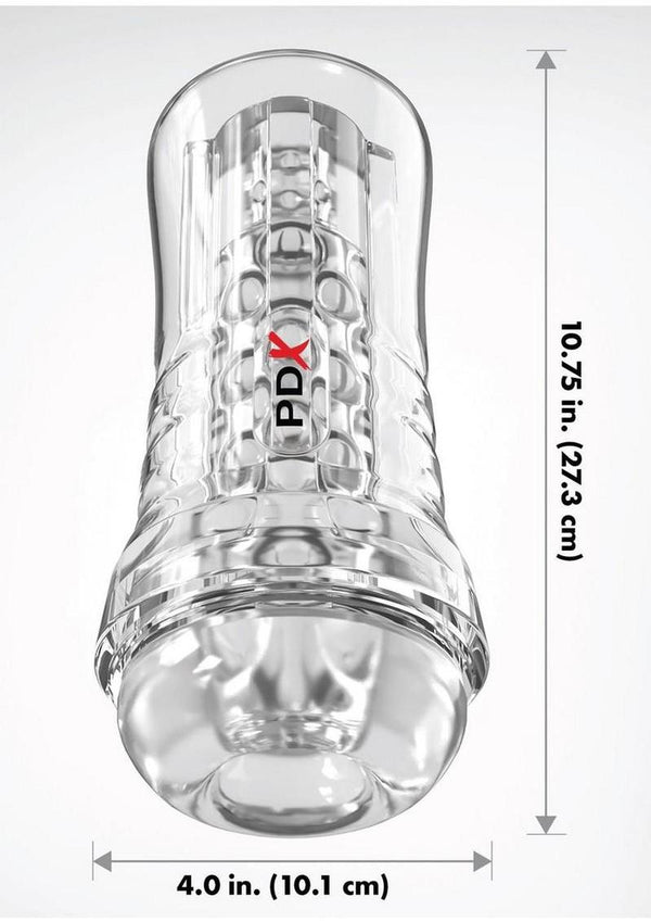 Pdx Elite Viewtube See-Thru EZ-Grip Stroker - General Orifice