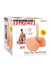Pipedream Extreme Toyz Fuck My Hard Cock Masturbator - Cock and Butt - Flesh/Vanilla