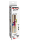 Pipedream Extreme Toyz Rechargeable Roto-Bator Ass Masturbator - Butt - Clear/Gold/Multicolor
