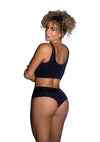 Playboy Bling Bunny Set 2pc S/M Blk