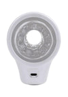 Playboy Spin Doctor Rechargeable Dual End Masturbator - Clear/White