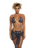 Playboy Splash Bunny Bikini Set (2 Piece) - Os - Black/White