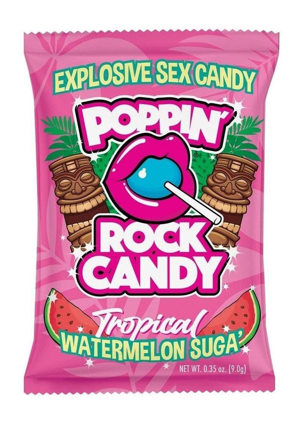 Popping Rock Candy Display- Tropical Fruit Oral Sex Candy