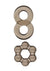 Powerbullet Got Big D Super Stretch Cock Rings - Black - 2 Pack