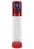 Pumped Megalift 6 Function Automatic Rechargeable Penis Pump - Metallic - Red