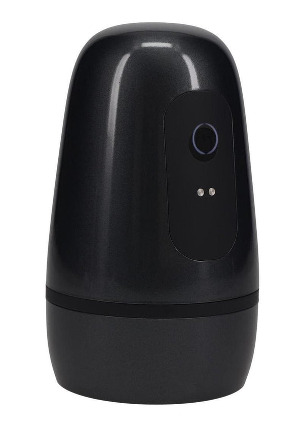 Pumped Vibrobator Pressure Suction 9 Function Vibrating Rechargeable Masturbator