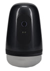 Pumped Vibrobator Pressure Suction 9 Function Vibrating Rechargeable Masturbator - Grey/Gun Metal