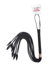 Punishment Braided Tail Flogger - Rose Gold - 9in