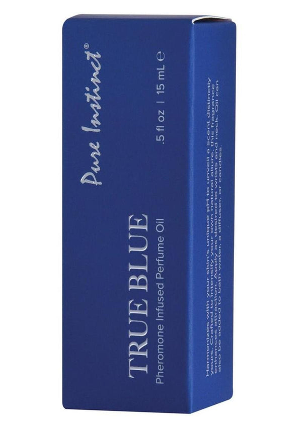 Pure Instinct Pheromone Perfume Oil Dropper- True - Blue - 0.5oz/15ml