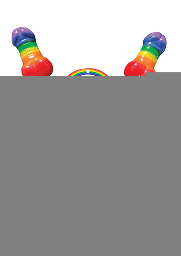 Rainbow Pecker Bopper Headband - Multicolor