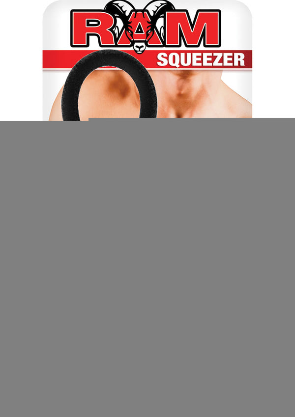 Ram Squeezer Cocktie Adjustable Cock Ring - Black