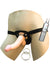 Real Skin All American Whoppers Vibrating Dildo with Universal Harness - Black/Flesh/Vanilla - 6.5in
