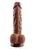 Realistic Dildo - Chocolate - 8in