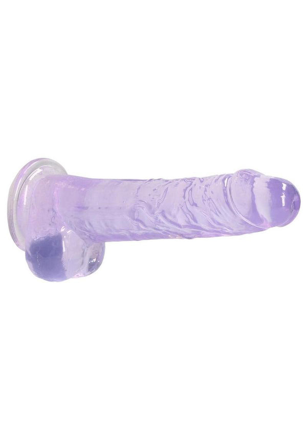 Realrock Crystal Clear Dildo with Balls