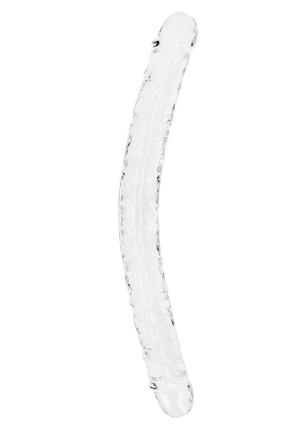 Realrock Crystal Clear Double Dong - Clear - 18in