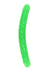 Realrock Double Dong Glow In The Dark Dildo - Green - 15in