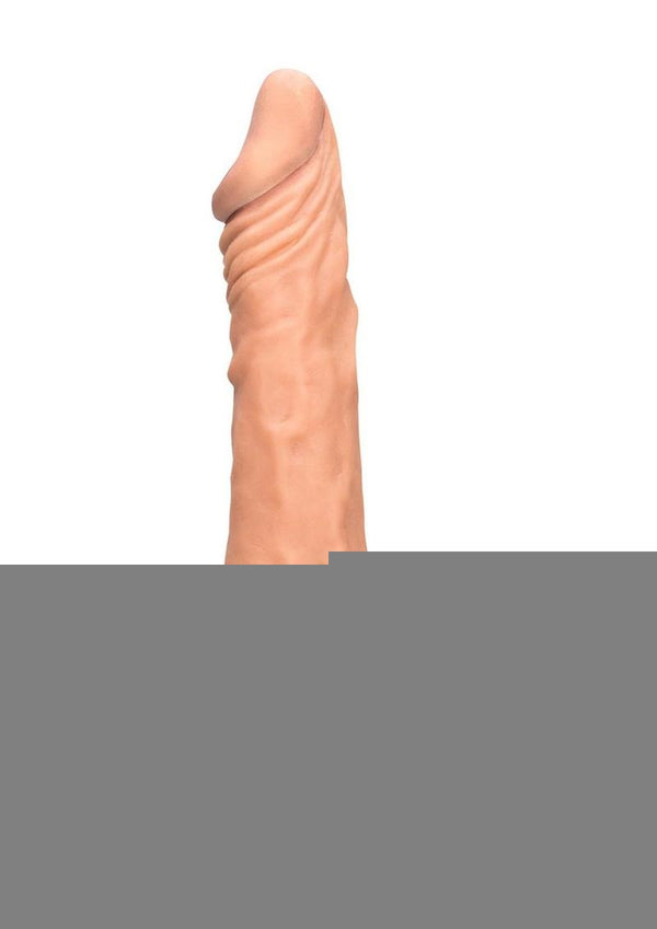 Realrock Skin Realistic Dildo with Balls - Vanilla - 7in