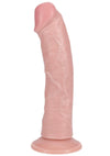Realrock Vibrating and Rotating Cock Regular Curved - Vanilla - 8in