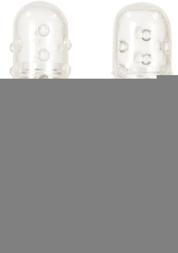 Reversible Texture Penis Extender and Masturbator - Clear